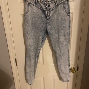 Blue Acid Wash Jeans